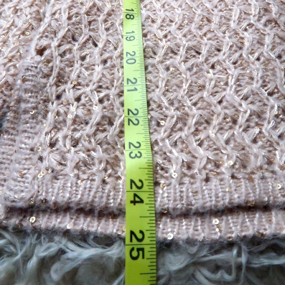 Antonio Melani Womens Cowl Neck Sequin Sweater Xs - Picture 7 of 12